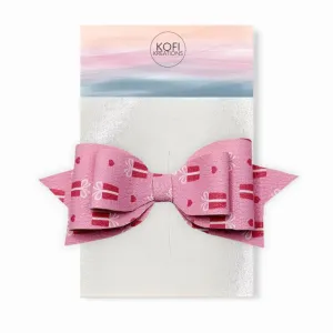 Pepperdine - Pink Gift Valentines Hair Bow