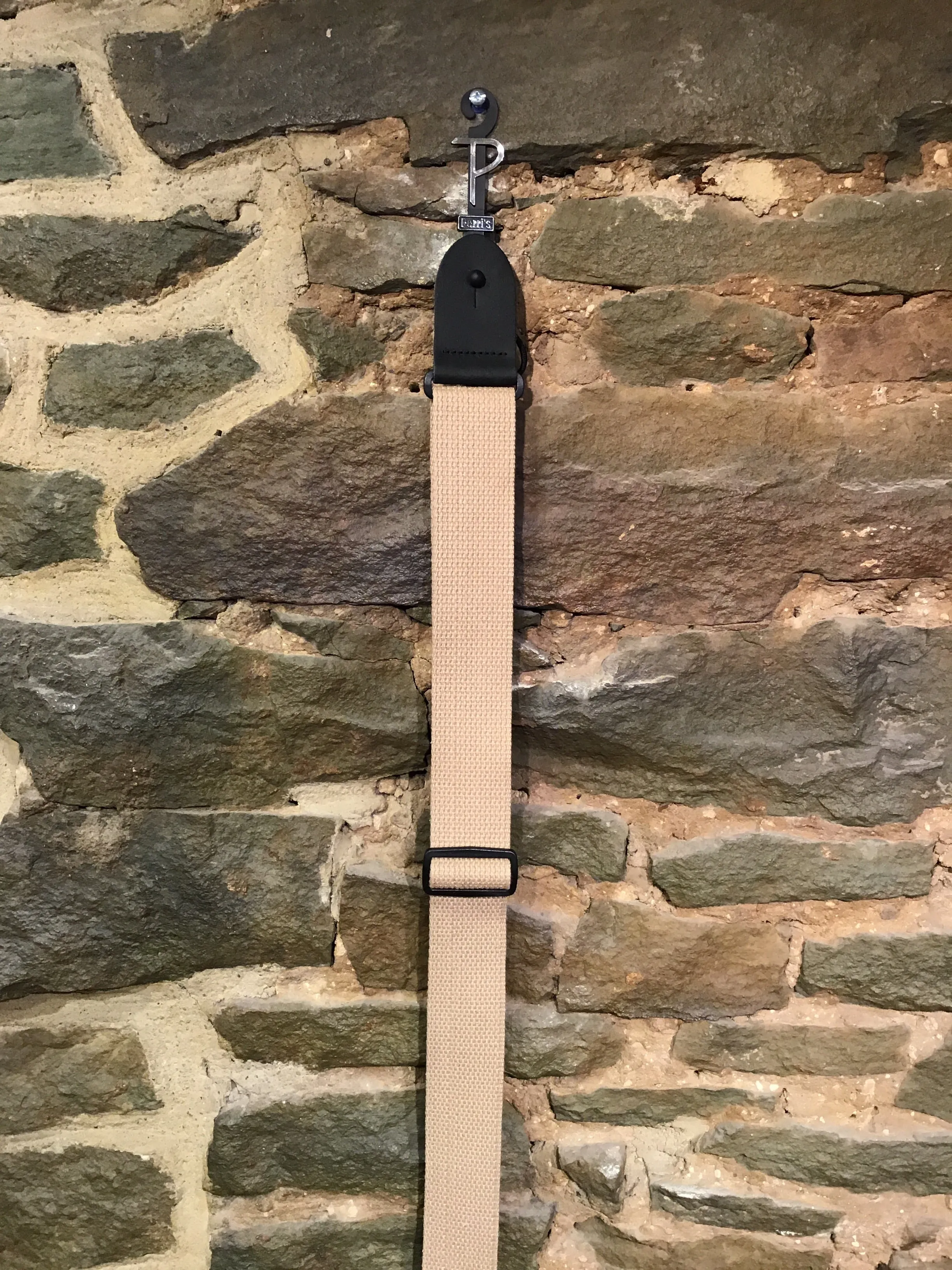 Perri’s Leathers 2” basic tan cotton guitar strap