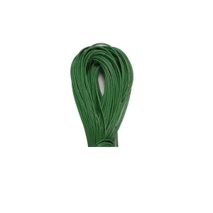Premium Greek Round Natural Leather Cord - Green [EOL]
