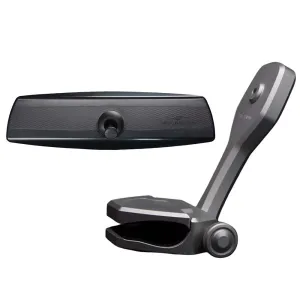 PTM Edge Mirror/Bracket Kit w/VR-140 PRO Mirror  ZXR-320 (Titanium Grey)