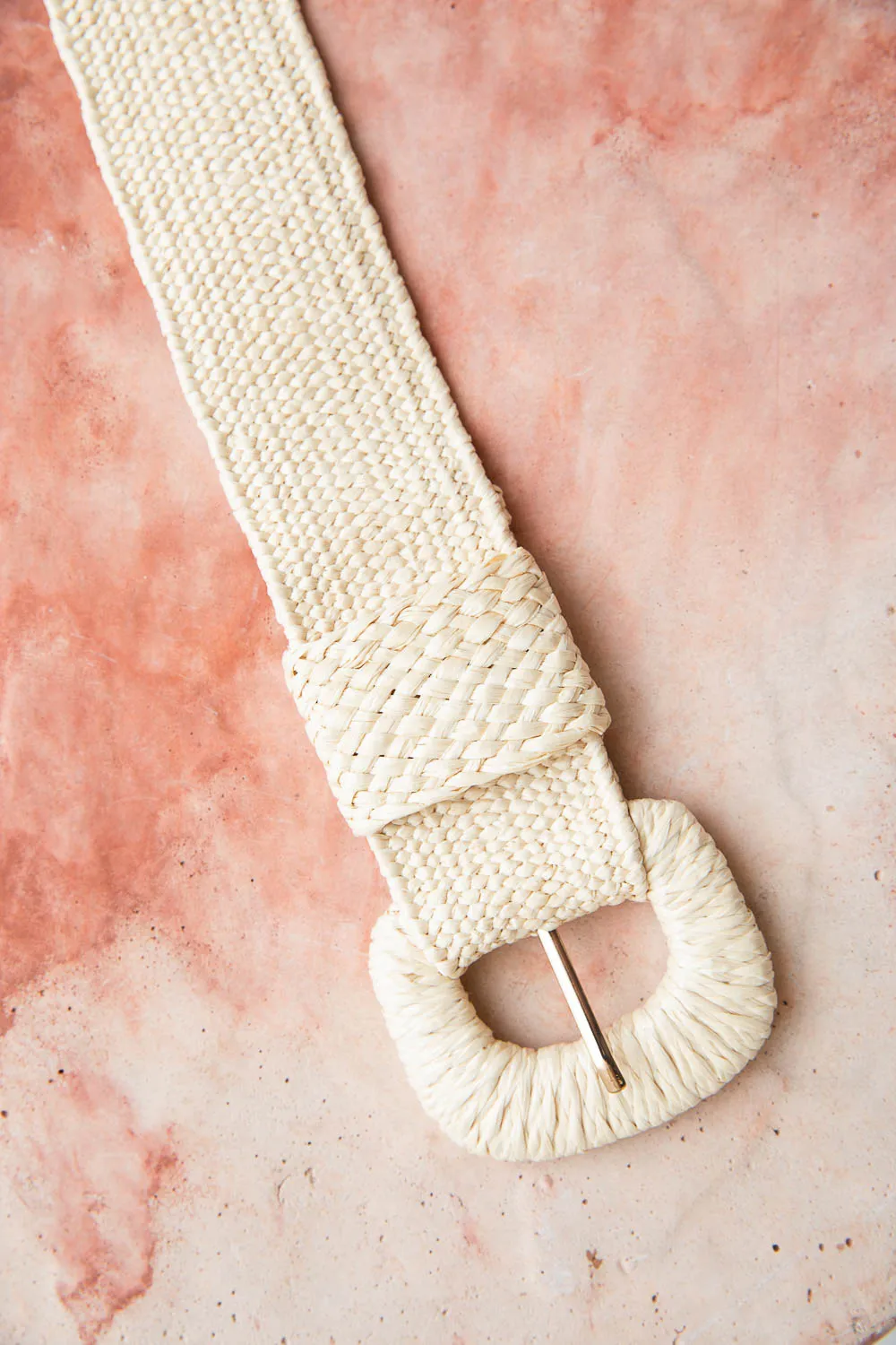 Raffia Stretch Belt
