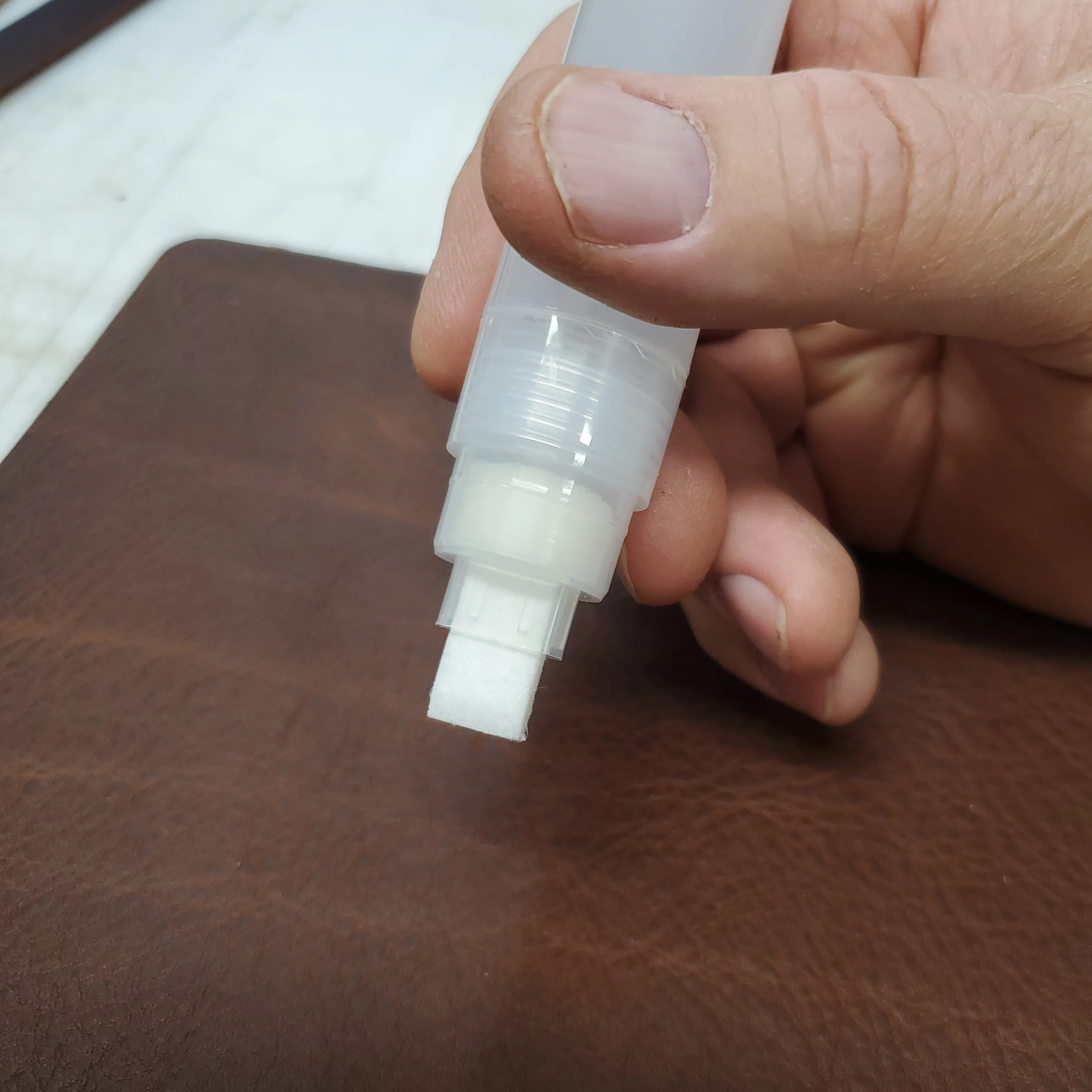 Refillable Leather Stain Pen -Small