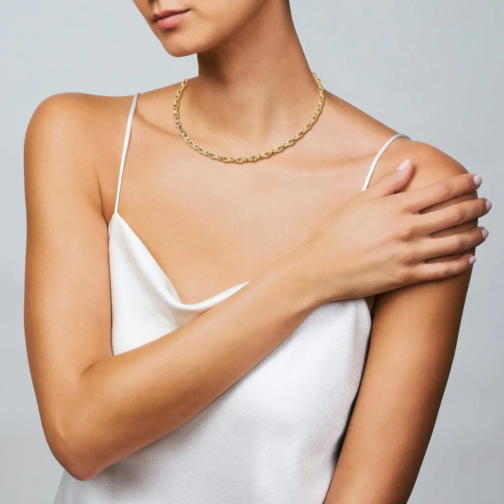 Roberto Coin 18K Yellow Gold Almond Link Chain
