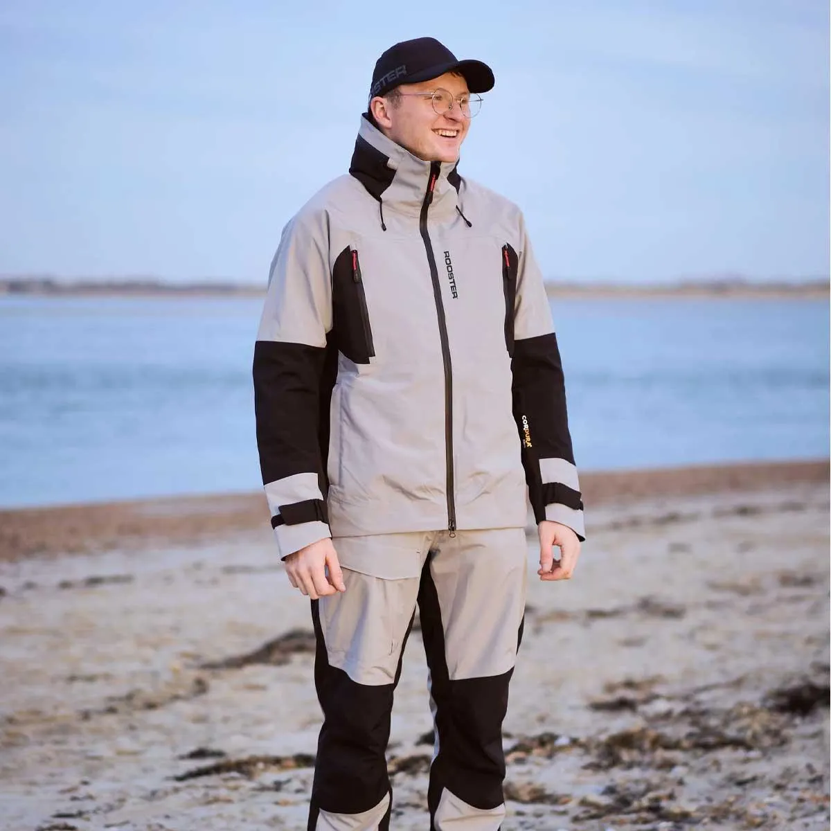 Rooster SB1 Unisex Sailing Jacket and Salopette Package - Ice
