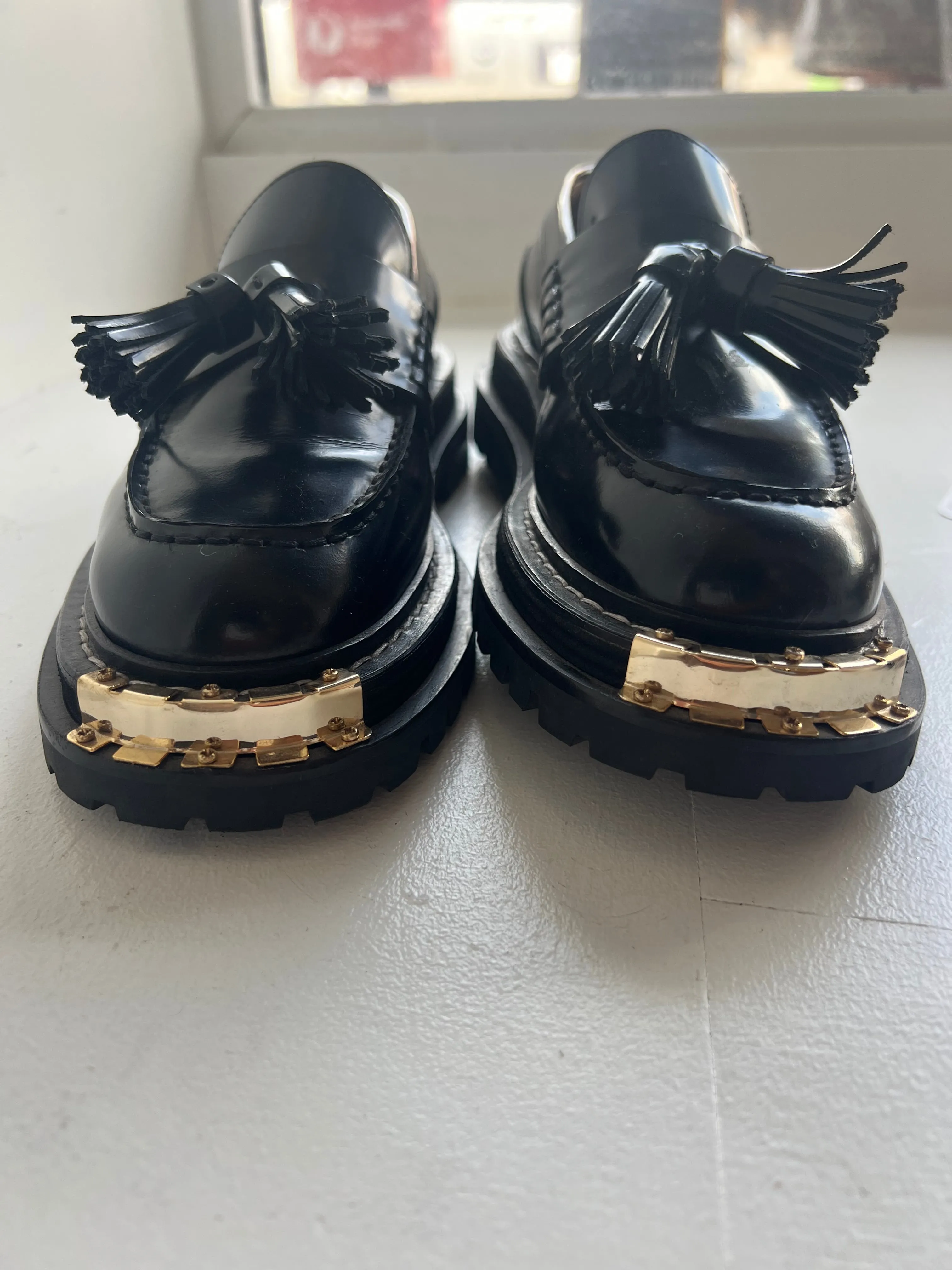 SANDRO Thick Soled Loafers 38