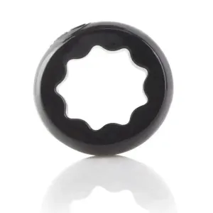 Screaming o Silicone Black Stretchy Classic Cock Ring for Him