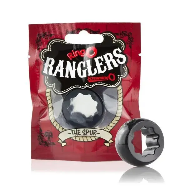 Screaming o Silicone Black Stretchy Classic Cock Ring for Him