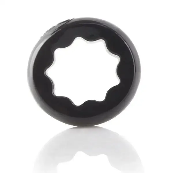 Screaming o Silicone Black Stretchy Classic Cock Ring for Him