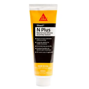 Sika Sikasil-N Plus Clear 10oz w/Nozzle [432053]