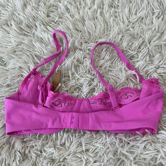 SKIMS FITS EVERYBODY LACED UNLINED SCOOP BRA