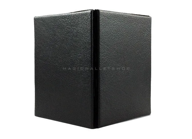 Slim Magic Wallet Leather Black Veins