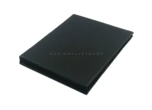 Slim Magic Wallet Leather Black Veins