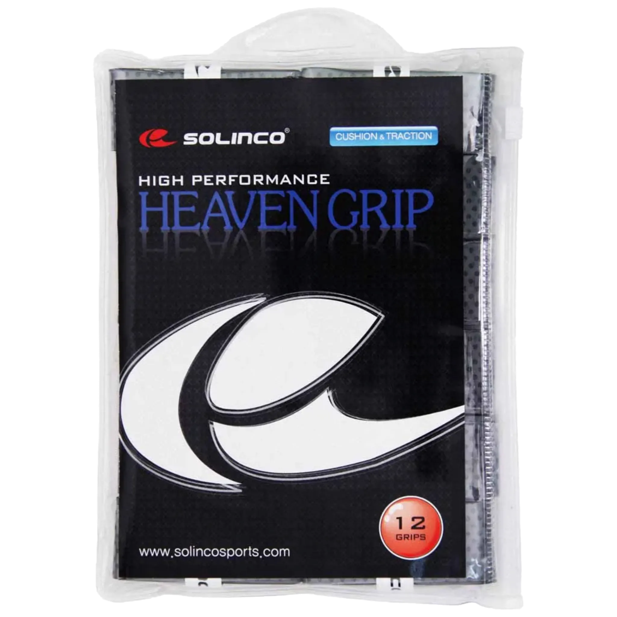 Solinco Heaven Grip 12 Pack Dark Grey