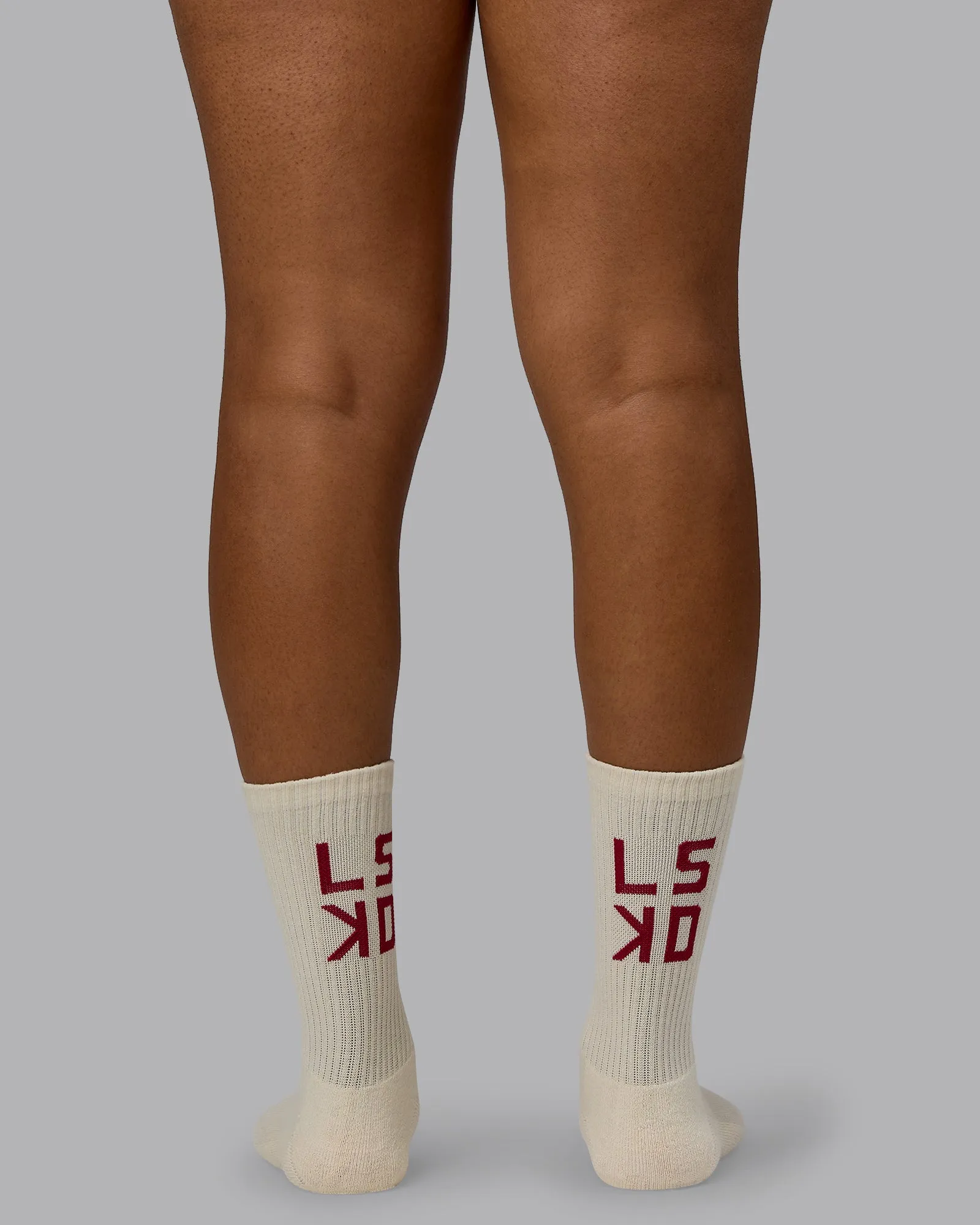 Squad 3 Pack Crew Socks - Multi-Claret