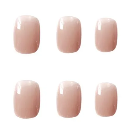 Square ice transparent nude color