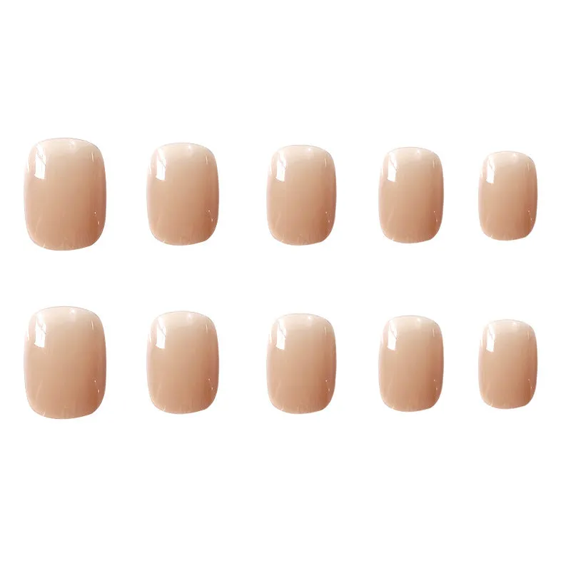 Square ice transparent nude color