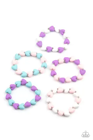 SS- Heart Stretchy Bracelets