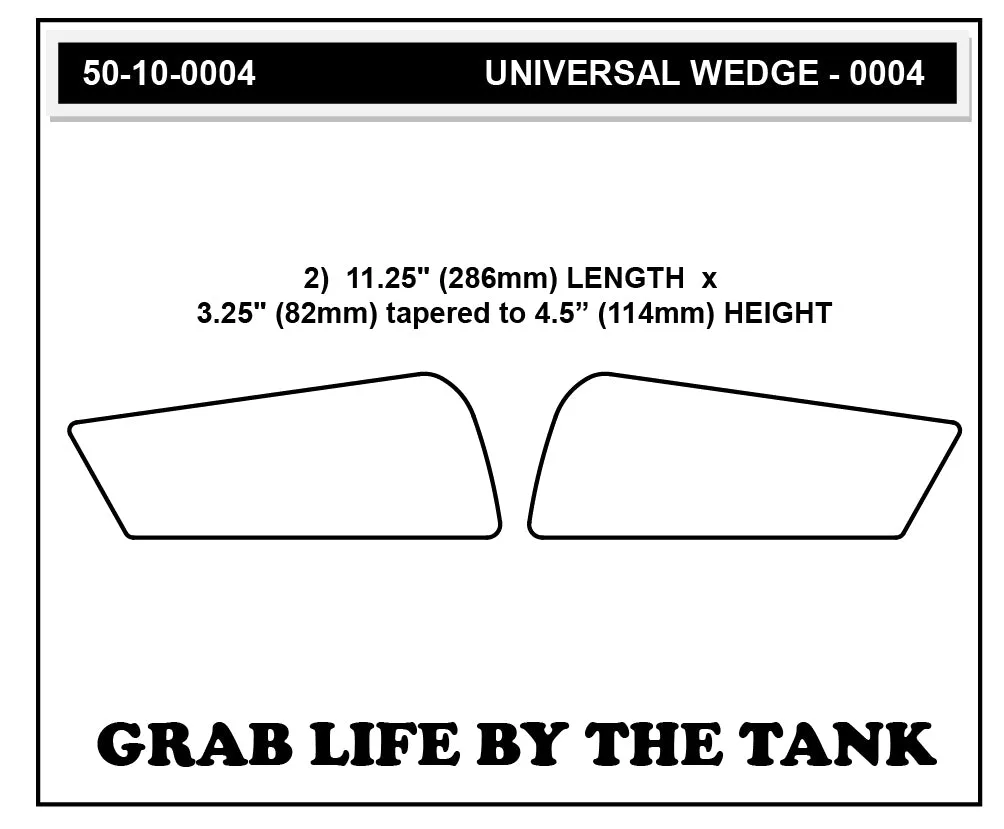 Stompgrip - Universal Street Bike: Wedge Tank Grips (0004)