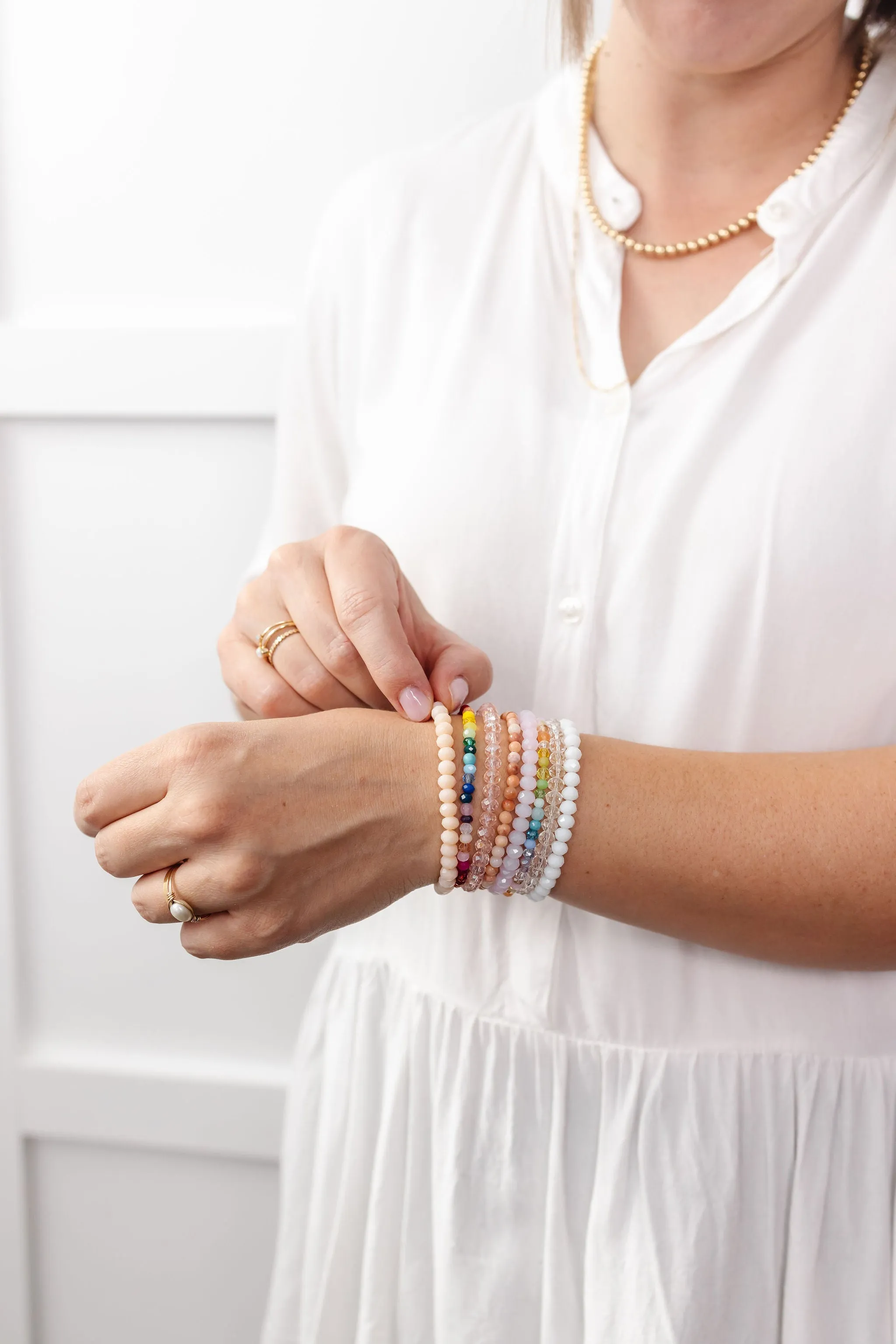 Stretchy Bubbly Adult Bracelet (6MM Beads)