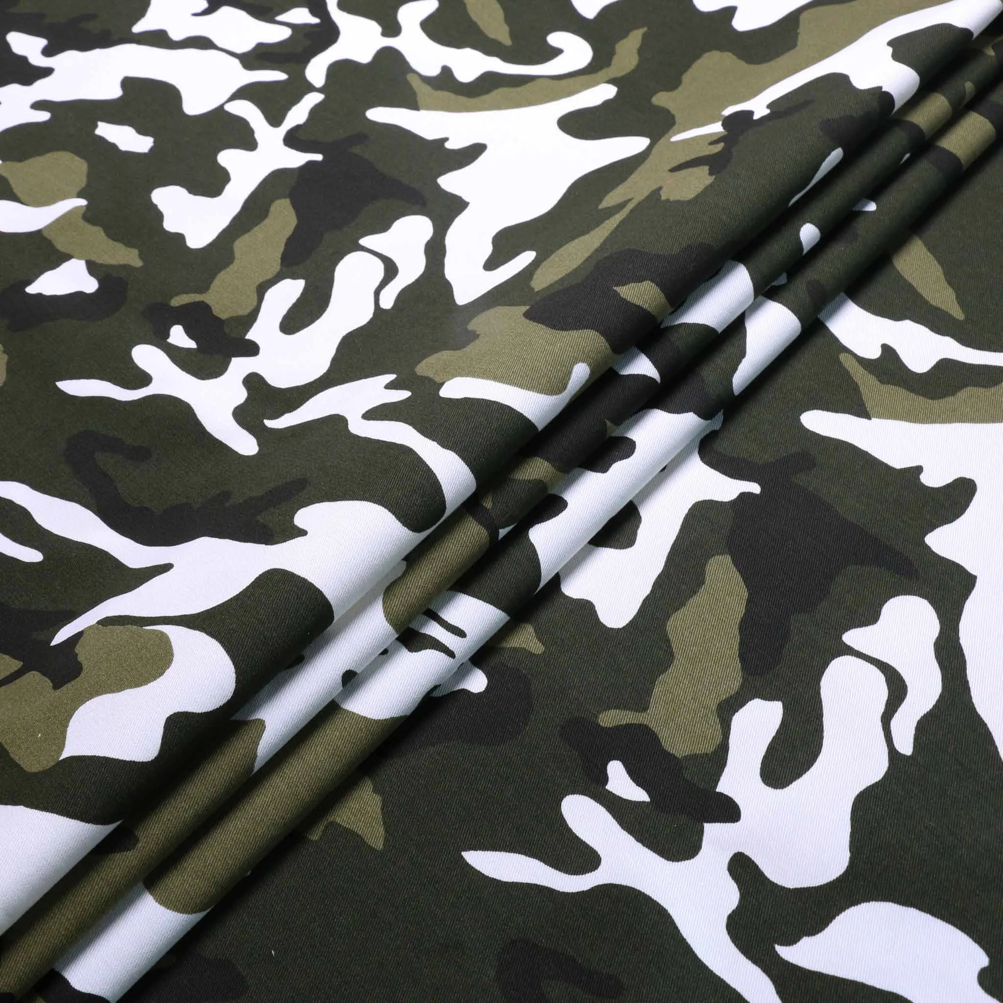 Stretchy Cotton Drill Fabric - Green