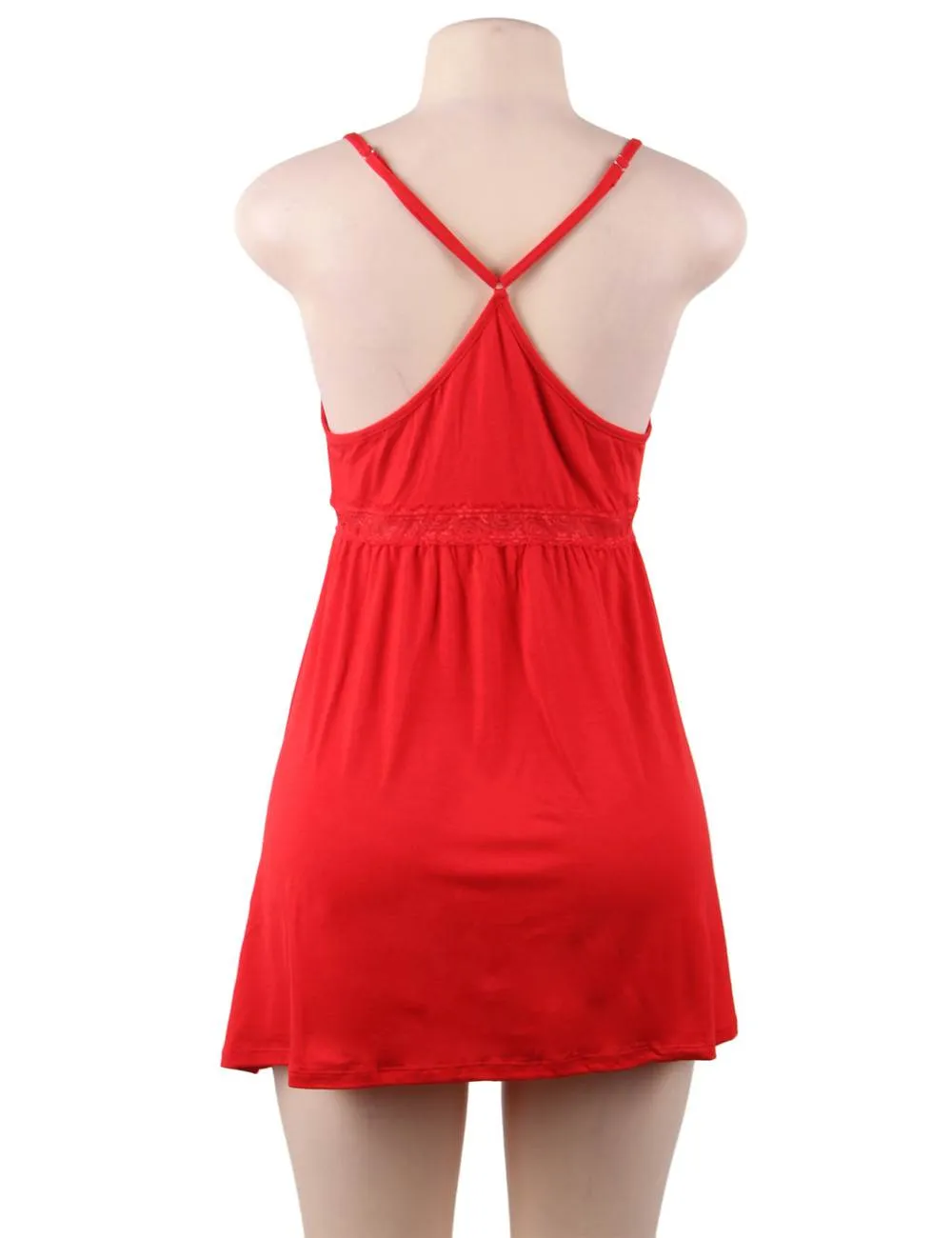 Stretchy Deep V-neck Modal Nightdress Egypt with G String
