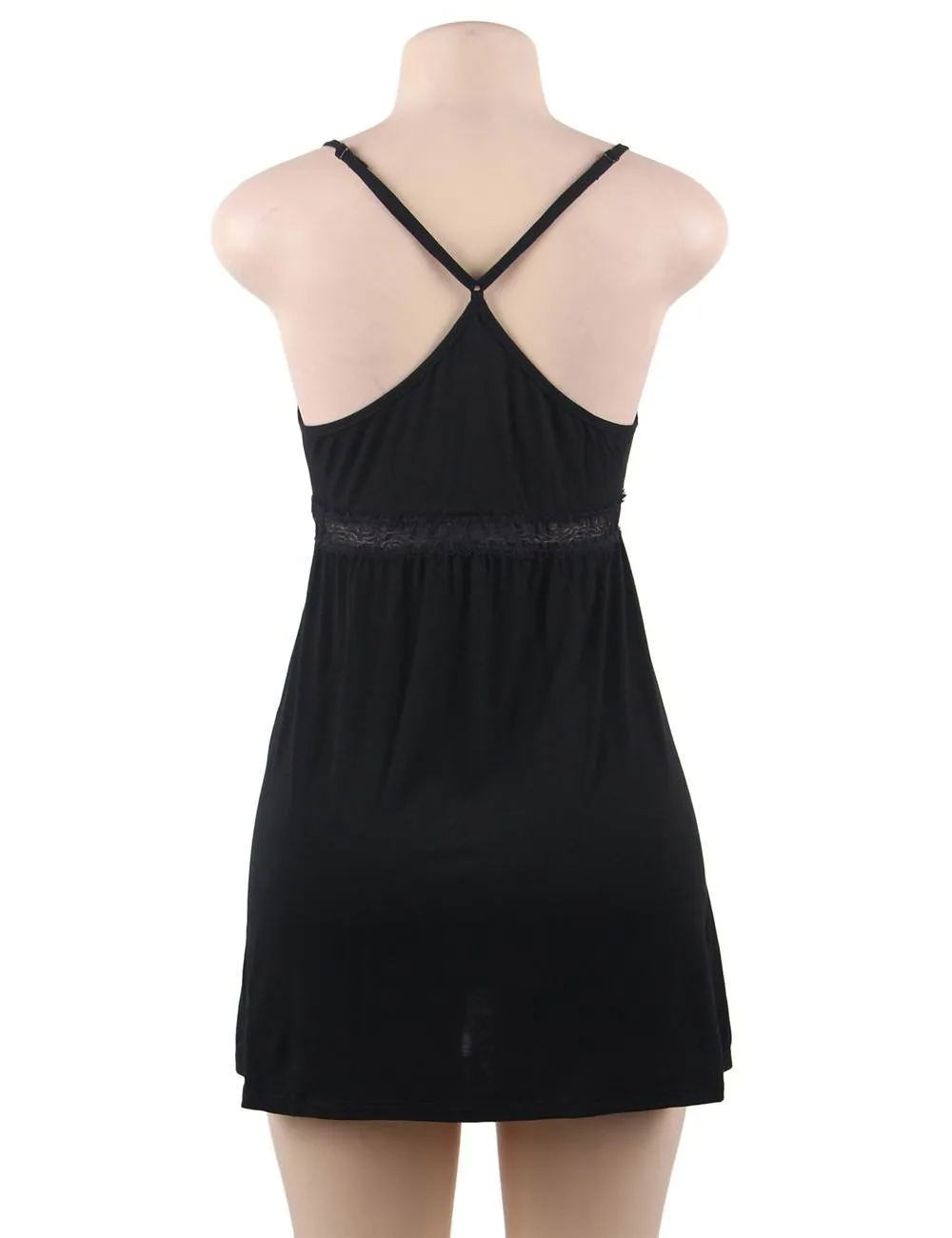 Stretchy Deep V-neck Modal Nightdress Egypt with G String