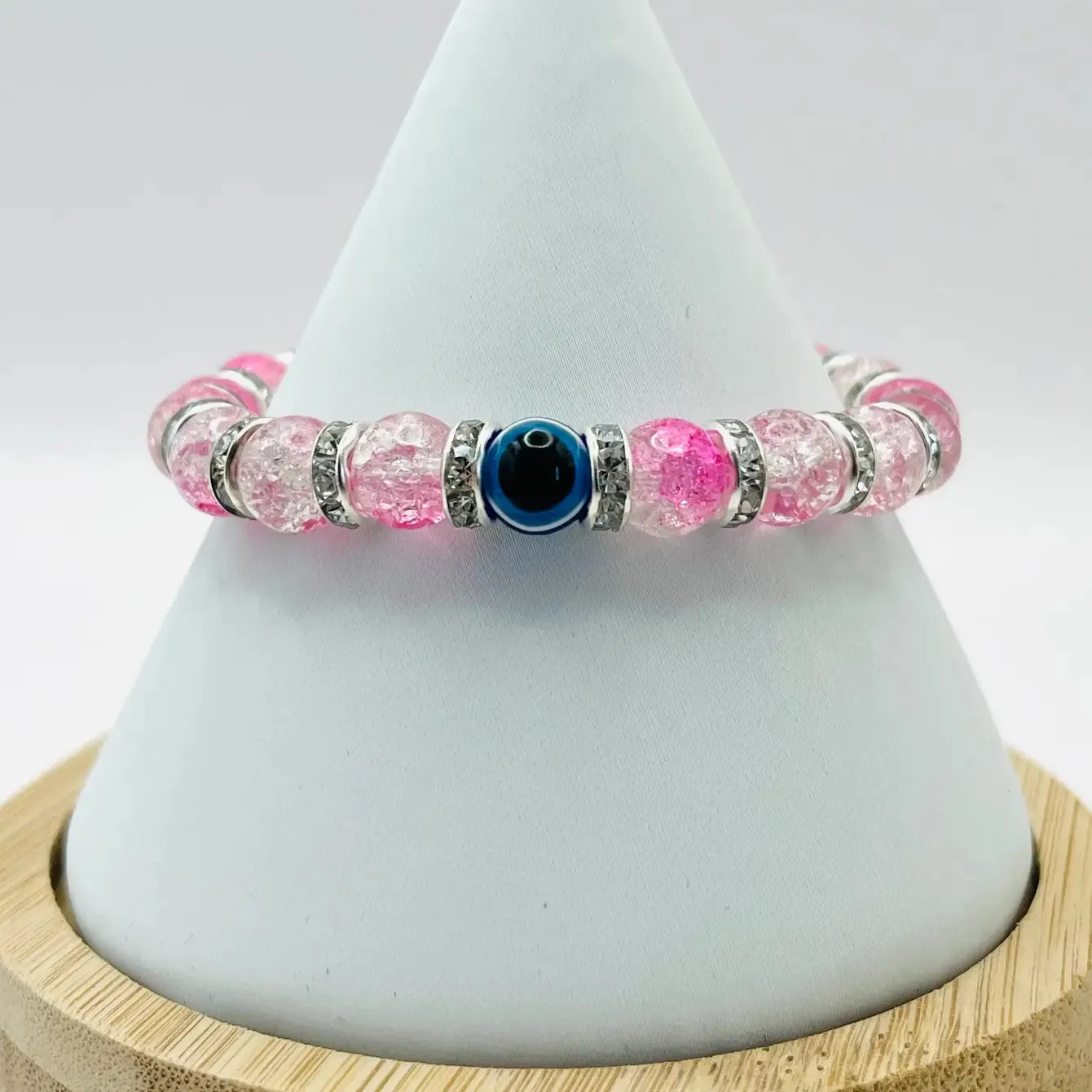 Stretchy Evil Eye Beaded Bracelet: Timeless Protection