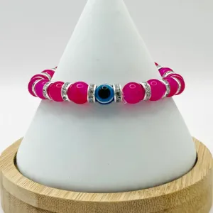 Stretchy Evil Eye Beaded Bracelet: Timeless Protection