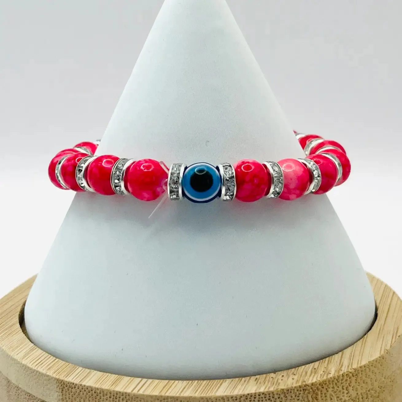 Stretchy Evil Eye Beaded Bracelet: Timeless Protection