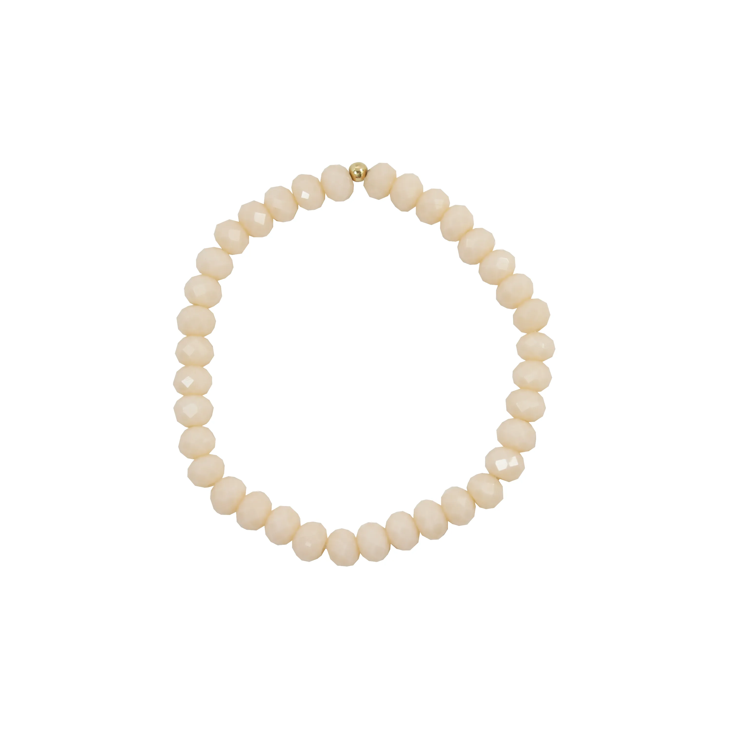 Stretchy Seashell Adult Bracelet (6MM Beads)