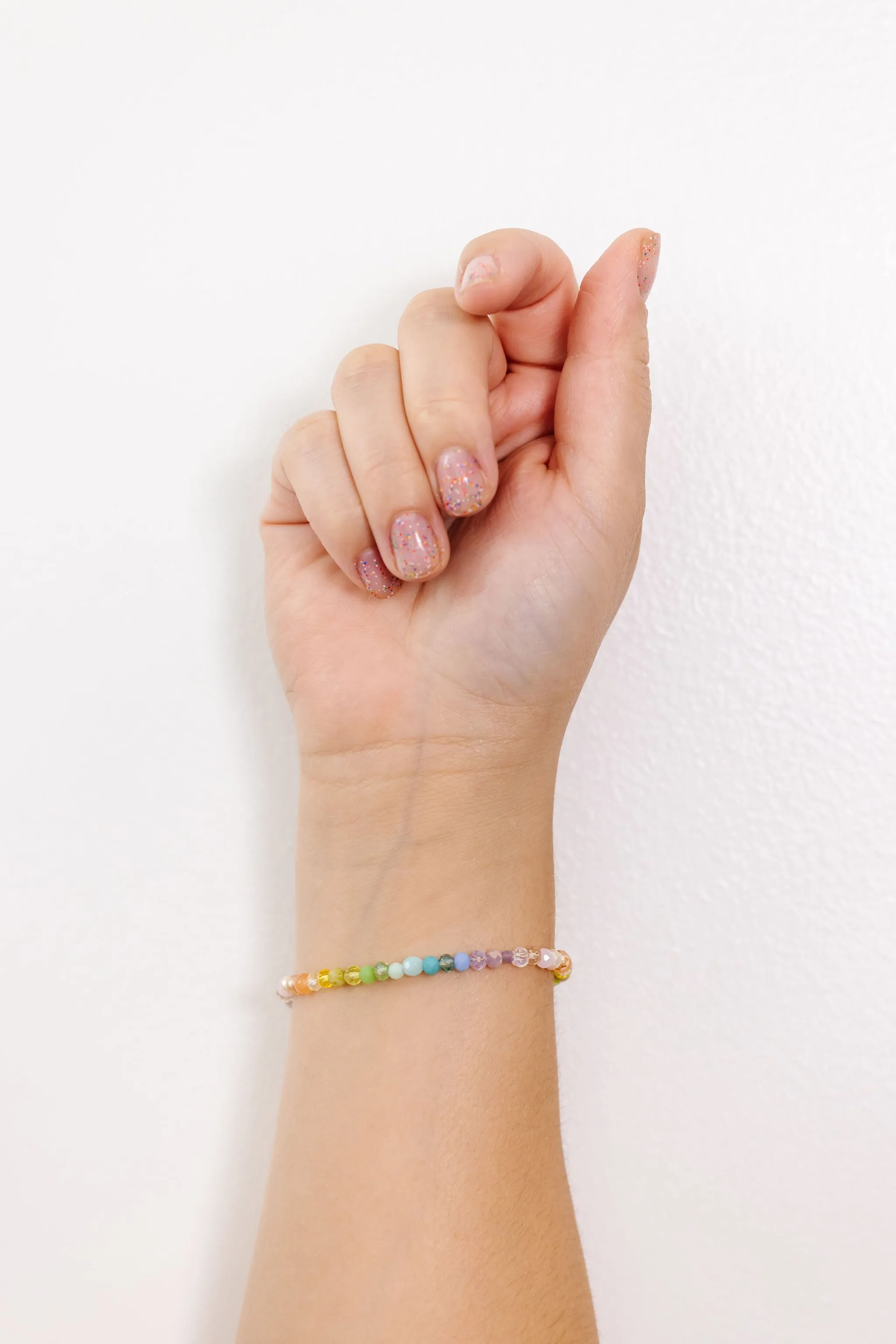 Stretchy Spectrum Adult Bracelet (3MM   4MM Beads)