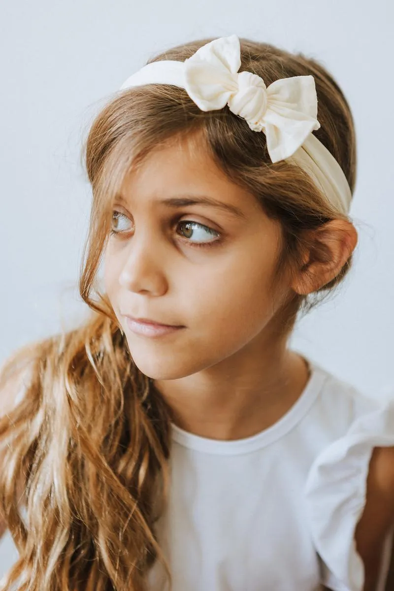 Sunny Daze Nylon Bow Headwrap