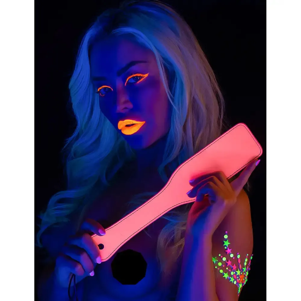 Taboom Faux Leather Glow in the Dark Bondage Paddle