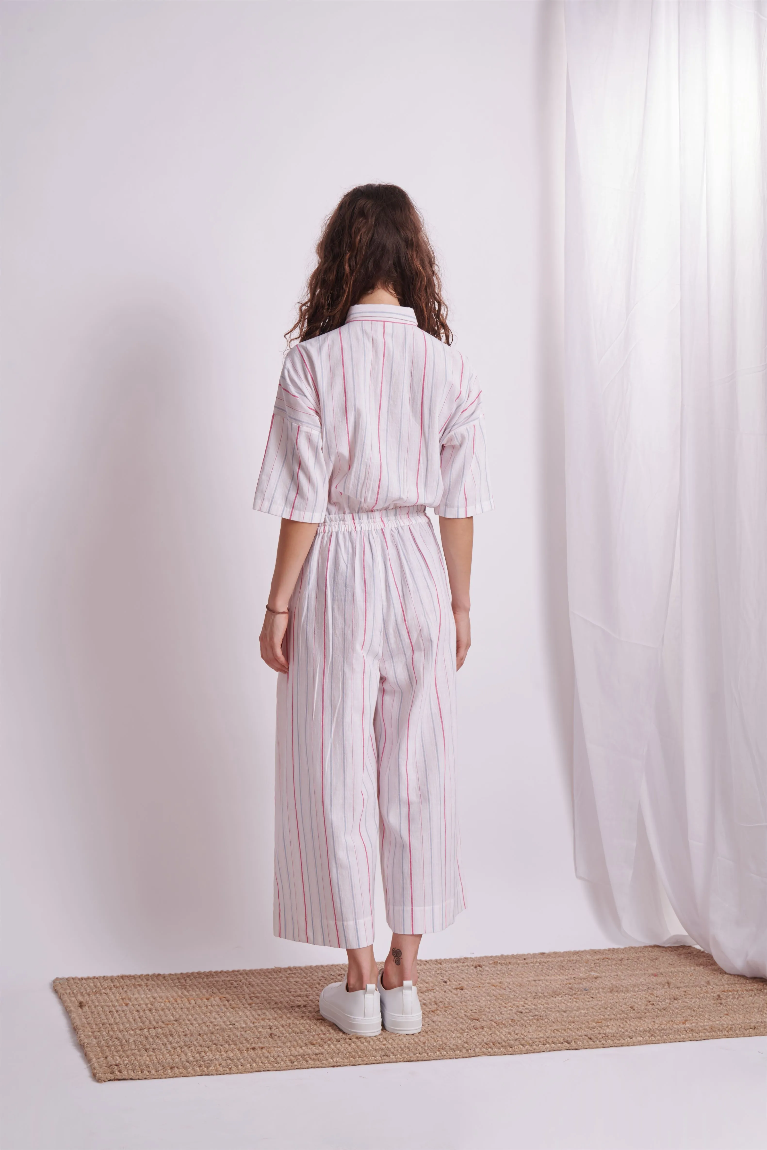 The Plavate I Poselok Here I go again Jumpsuit Cotton 4 Colour Stripes Daily Collection AW22-24