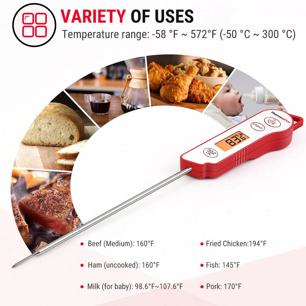 ThermoPro TP15 Digital Waterproof Instant Meat Thermometer