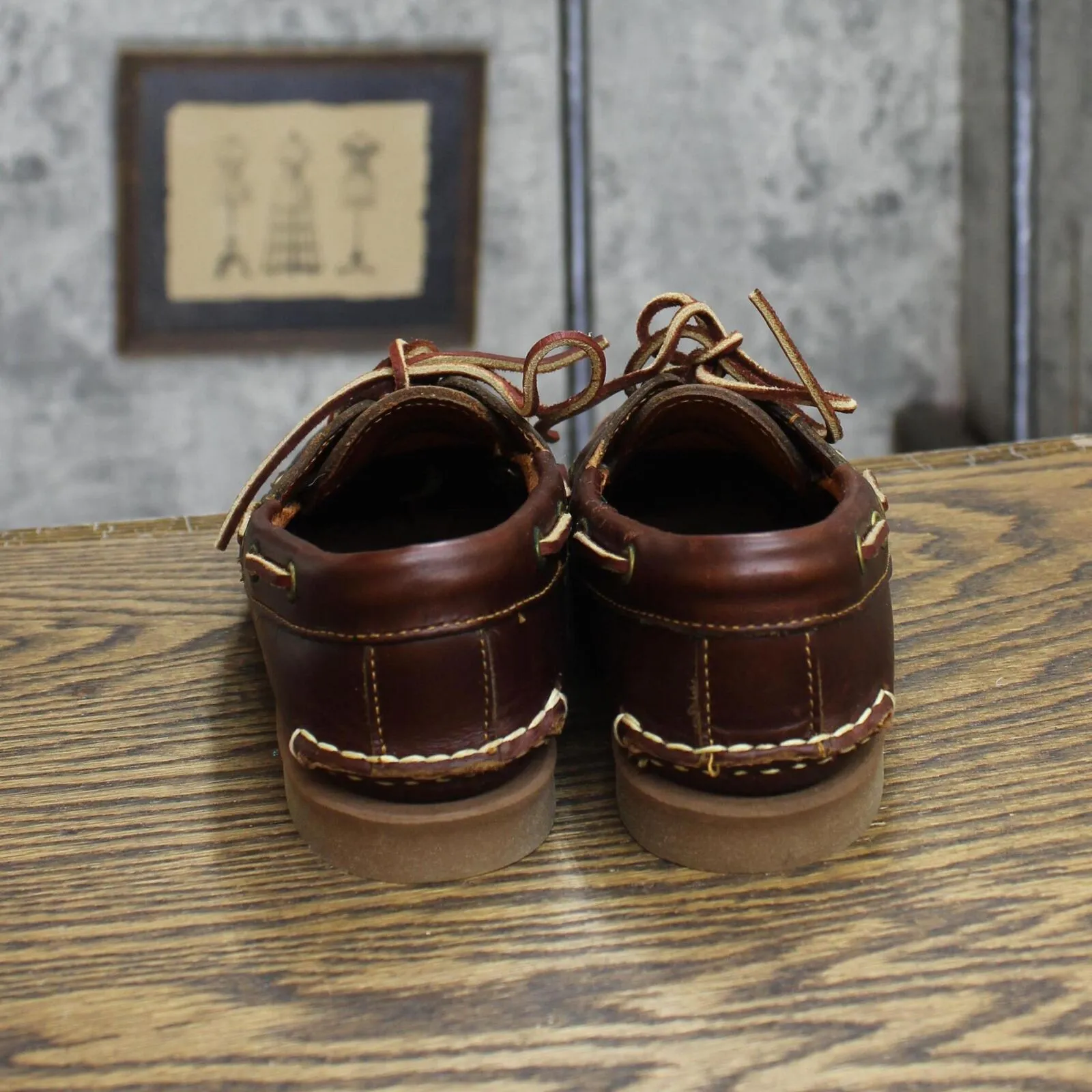 Timberland Womens Tie Leather Boat Shoes 167418daf70f61 Brown 6M