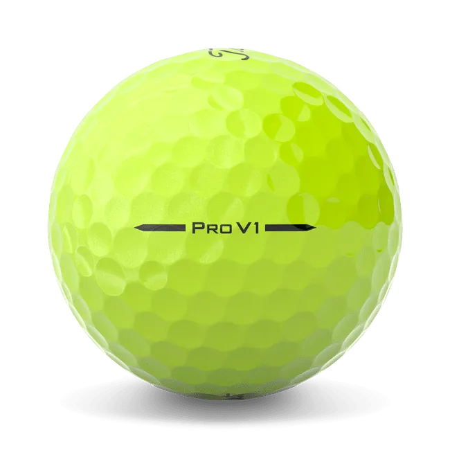 Titleist Pro V1 Yellow Personalized Golf Balls