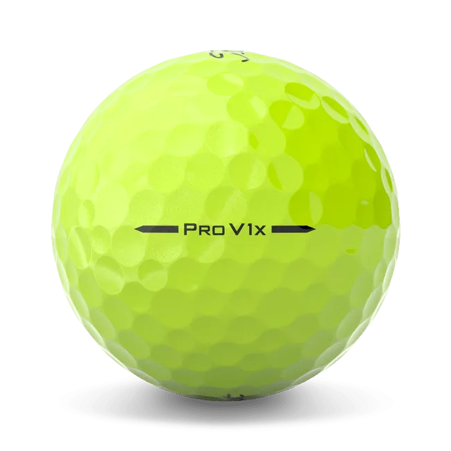 Titleist Pro V1x Yellow Personalized Golf Balls