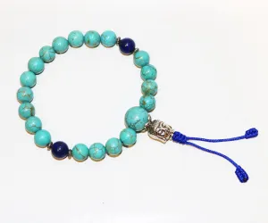 TURQUOISE STONE WRIST MALA