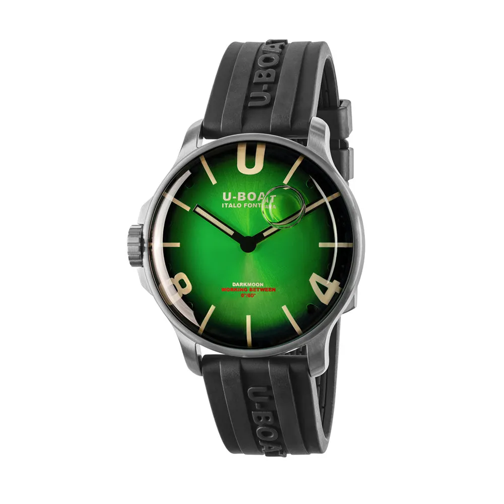 U-Boat Men's Silver Tone Case Green Dial Quartz Watch
