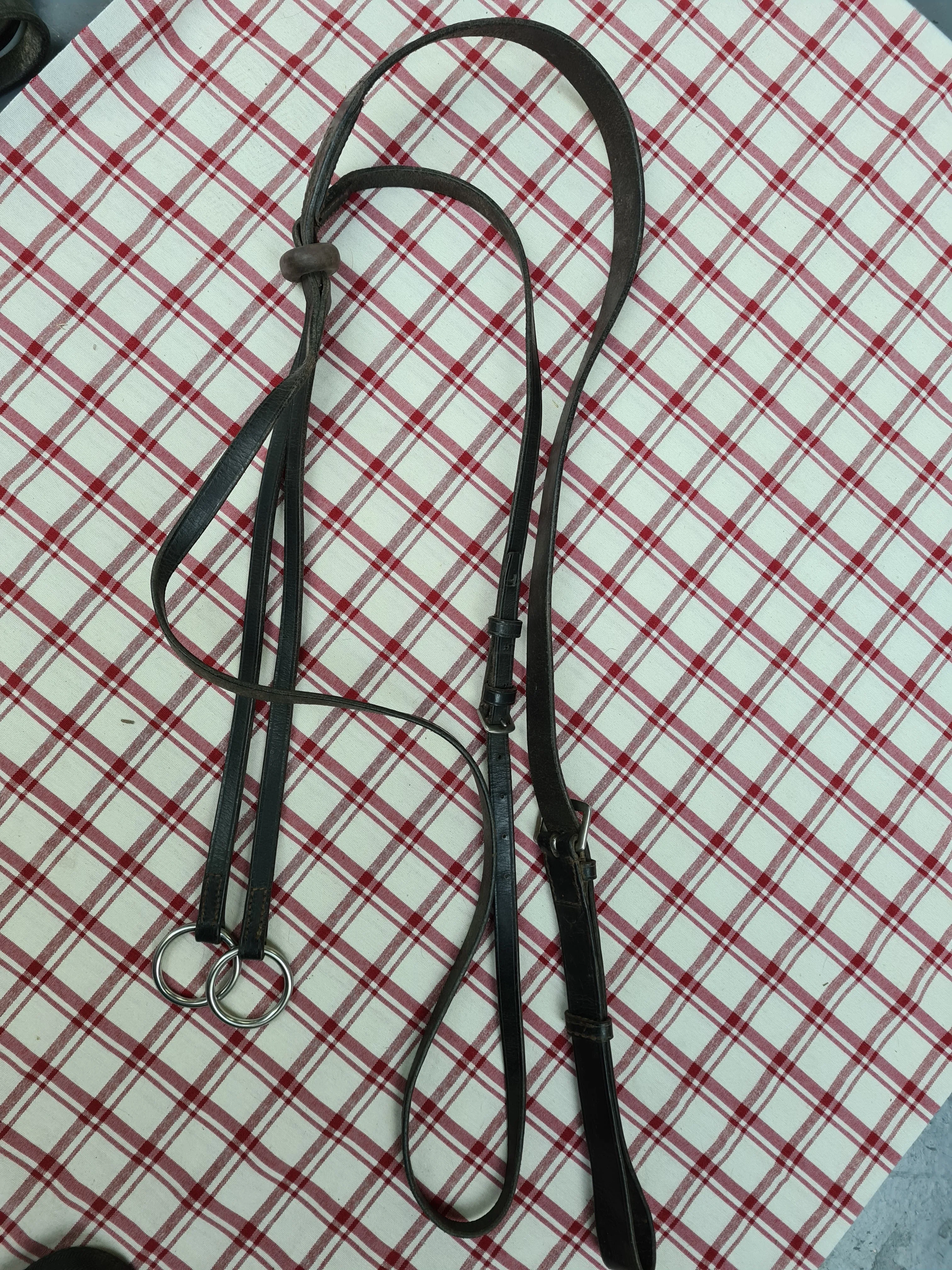Used brown running martingale size full FREE POSTAGE *