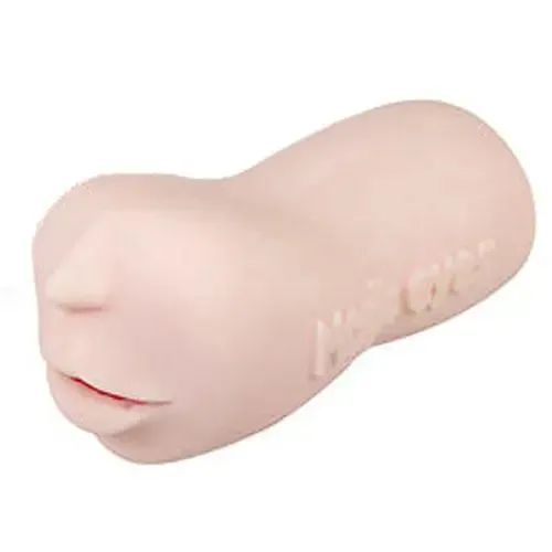Utensil Race Stretchy Realistic Flesh Mouth Masturbator for Men