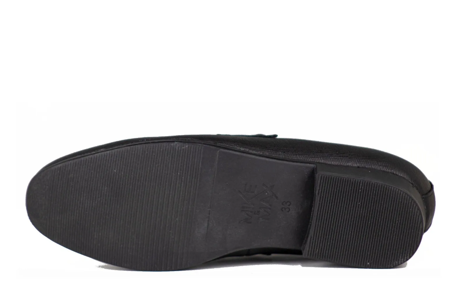 Venettini Boys Dress Black Shoes Chase Gambino Leather Loafer