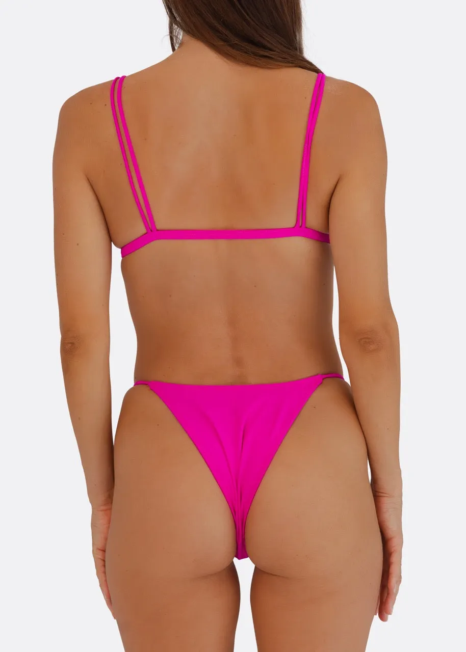 VITA BRIEF Bikini Bottom - Grenada Hot Pink