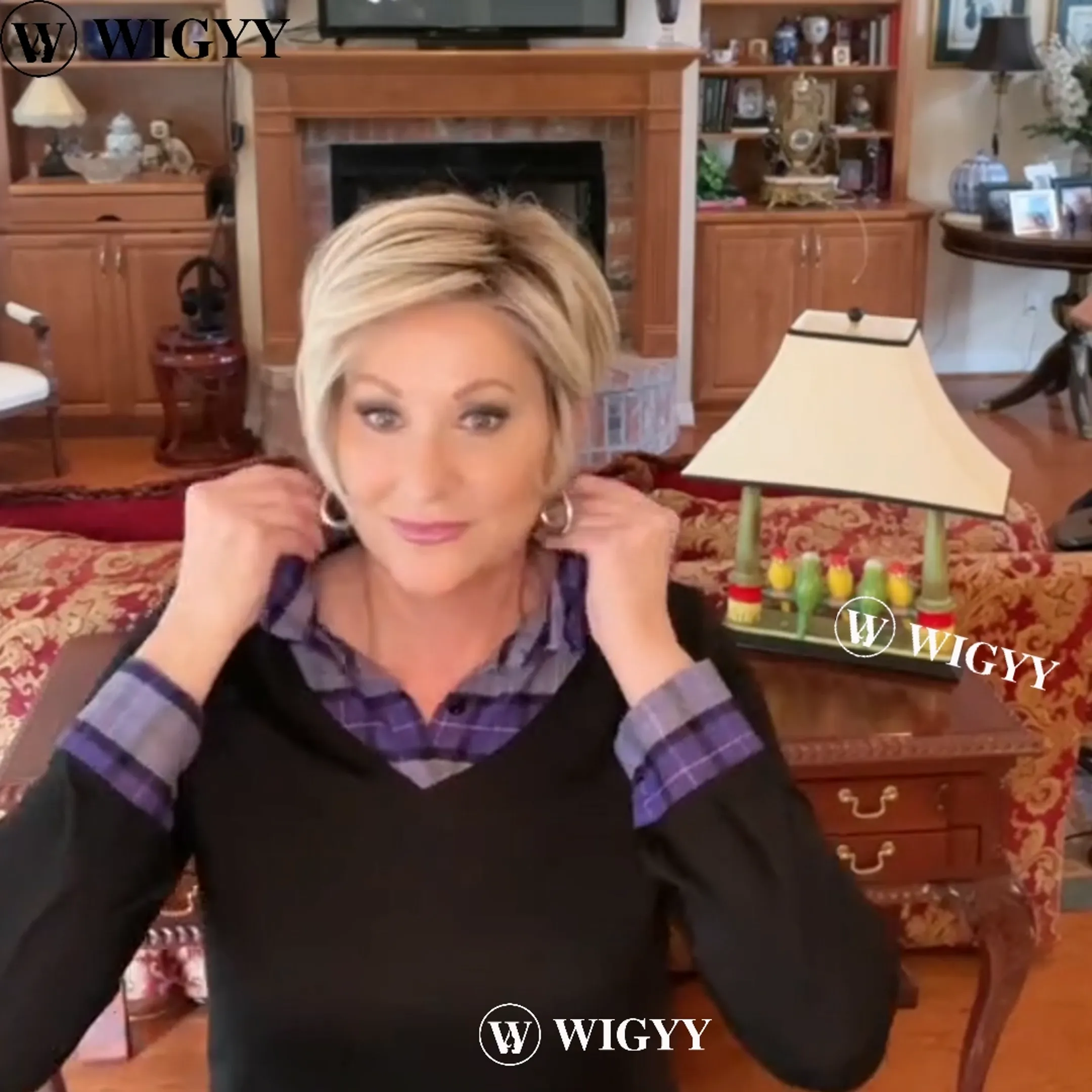 Wigyy Cute Blonde Pixie Wig