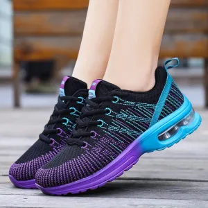 Women's Classic Multicolored Neon Lace Up Sneakers | Perfect for Everyday Wear