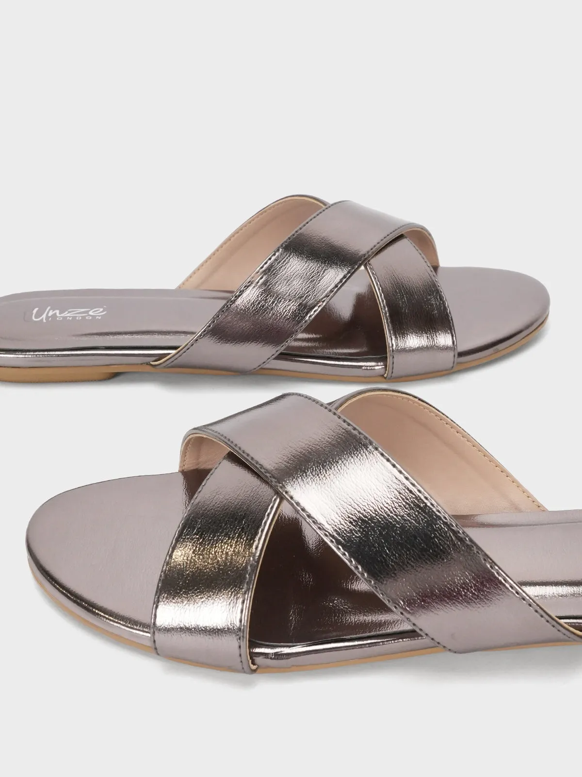 Women's "ANONA" Shimmer Summer Slippers