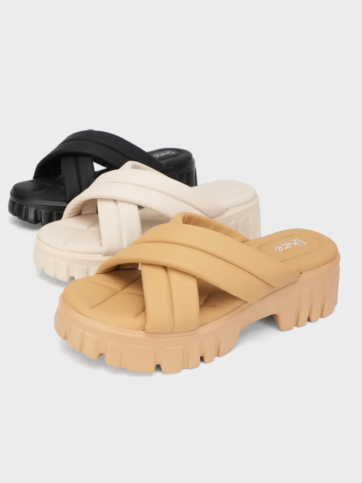 Women's "JIRO" Crossover Casual Slippers