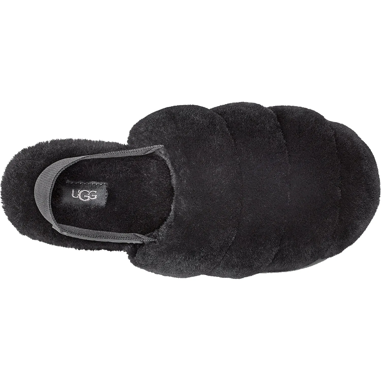 Women's UGG Super Fluff Black Sheepskin