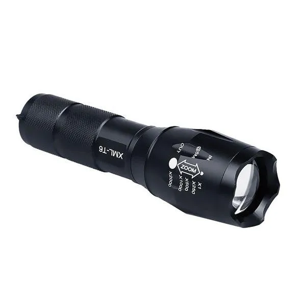 Zoomable Waterproof LED Flashlight